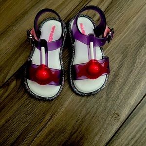 Mini Melissa lollipop Sandle size 6. Like new!